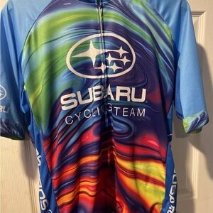 Suburu Cycling Team Tiedye Cycling Jersey Unsure Of Size. Offers Encouraged!!!